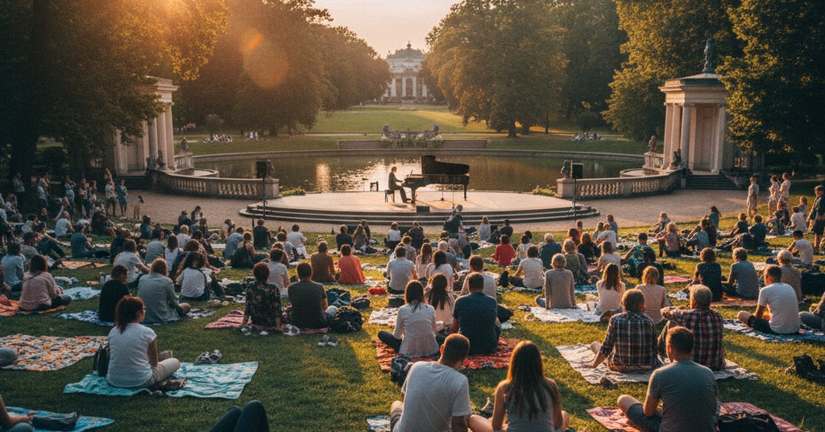 Koncerty chopinowskie Łazienki Królewskie: Muzyka pod gołym niebem