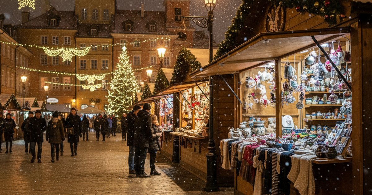 Jarmark świąteczny na Rynku Starego Miasta 2025: Magia Świąt w Warszawie