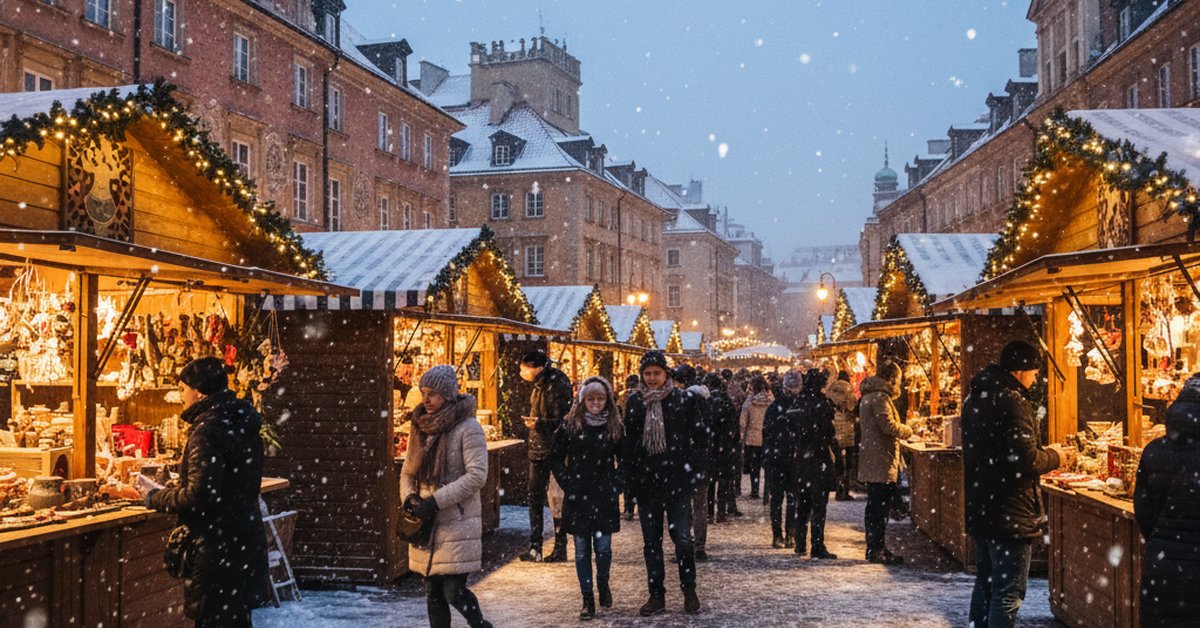 Jarmark świąteczny Rynek Starego Miasta: Magia Świąt na warszawskim Rynku