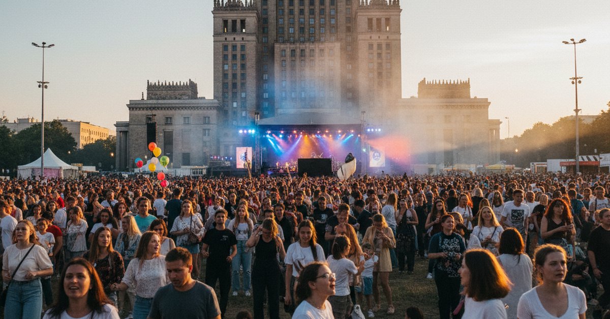 Koncert plenerowy na placu Defilad: Bezpłatne wydarzenie w sercu Warszawy