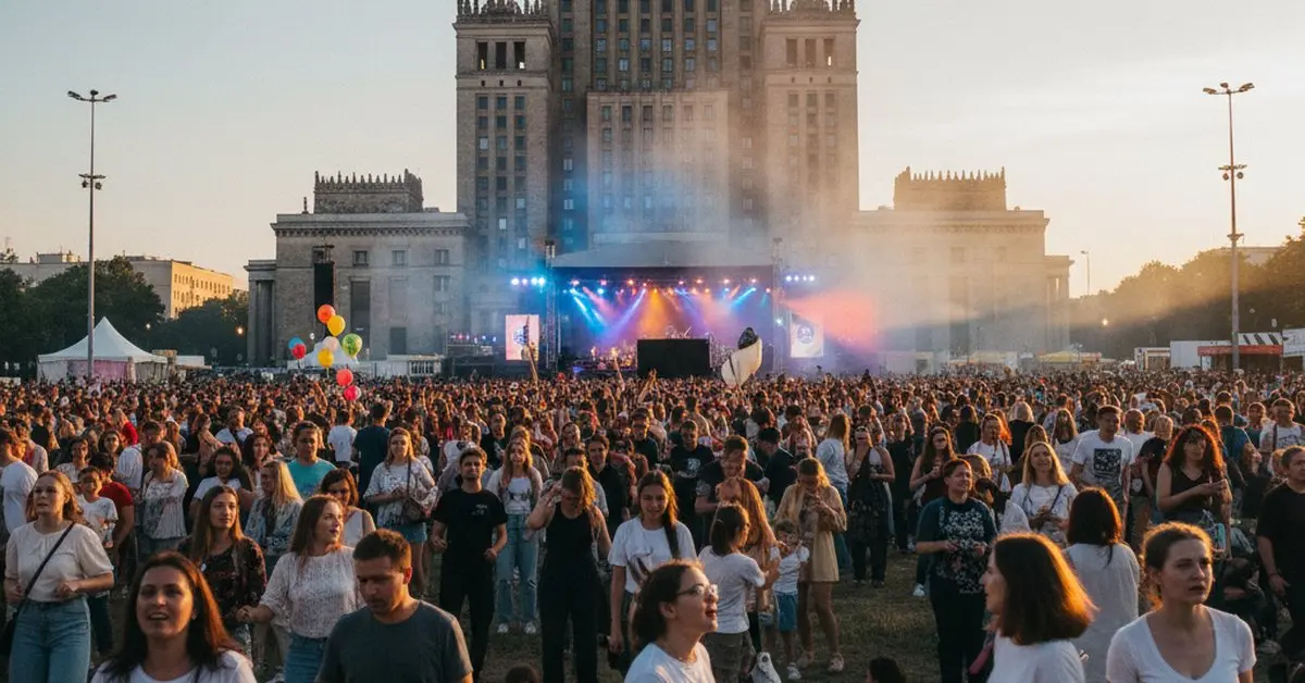 Koncert plenerowy na placu Defilad: Bezpłatne wydarzenie w sercu Warszawy