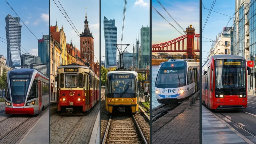 Porównanie systemów transportu w największych polskich metropoliach
